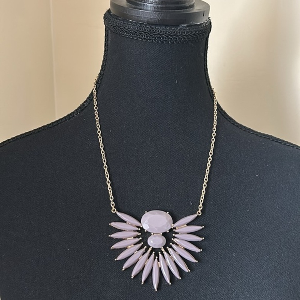 Mauve Statement Necklace